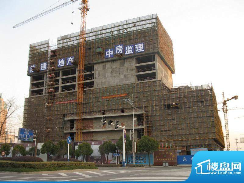 苏建国际城北塔楼施工进度（2011.01.12