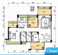 风华丽都二期202栋0面积:109.43平米