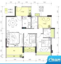 风华丽都二期203栋1面积:95.85平米