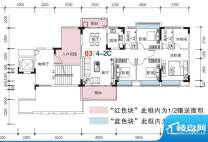 秋谷康城一期4栋二单面积:131.62平米