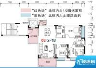 秋谷康城一期2栋1单面积:93.61平米