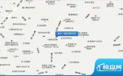 惠州一德商品展贸城交通图