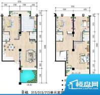 B栋315/5面积:263.35平米