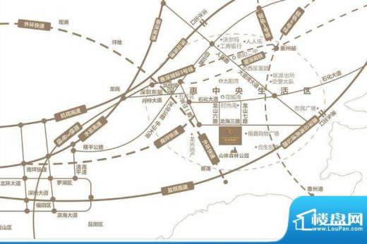 京华中央大街交通图