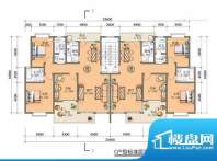 帝景湾C户型图 3室2面积:0.00m平米