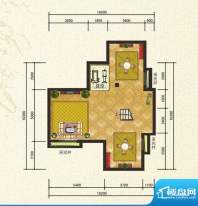 悦泉庄C3户型负一层面积:86.15m平米