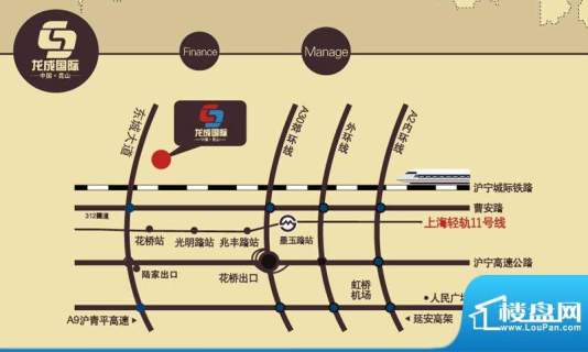 龙成国际商贸物流中心交通图