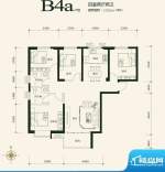 大家新城B4a户型 4室面积:122.02m平米