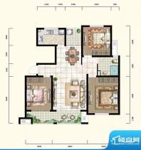 御景园澜山公馆F2户面积:105.74m平米