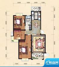 君盛桃源多层15#、1面积:106.03m平米