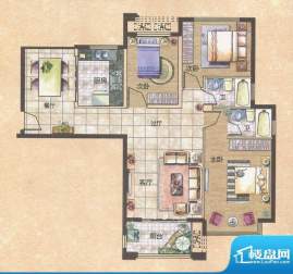 秀山湖壹号C1户型 2面积:109.00m平米