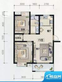 春晖家园恬园 F5户型面积:83.27m平米