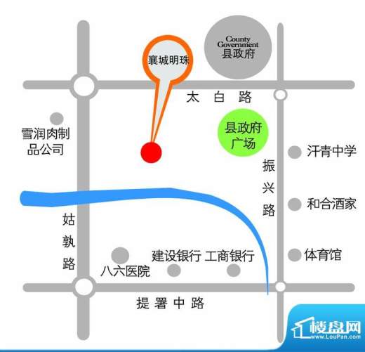 襄城明珠交通图