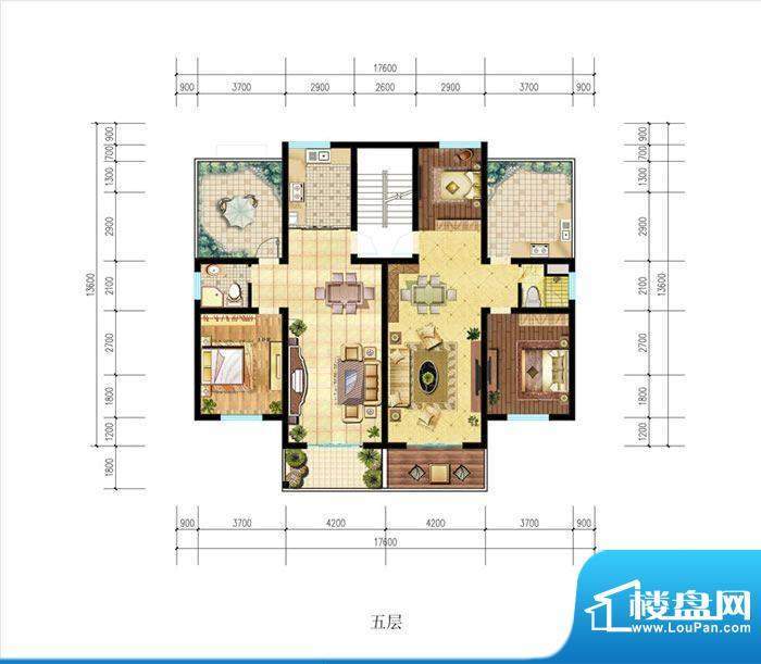 玉屏山庄户型图1 面积:0.00m平米