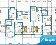 山语人家A户型图 2室面积:0.00m平米