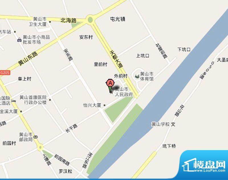 宇仁·现代城交通图