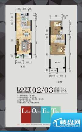 名扬·汇峰公寓户型面积:0.00m平米