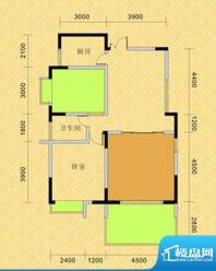 首座·好望角E2型 1面积:81.45m平米