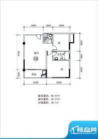 闸坡驿港度假公寓三面积:0.00m平米