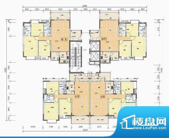 金鼎花园B户型 面积:0.00m平米