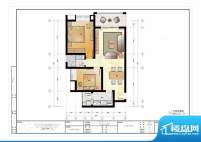 天润欧域e型 2室2厅面积:0.00m平米