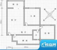 峨眉天颐 1室 户型图面积:51.00m平米