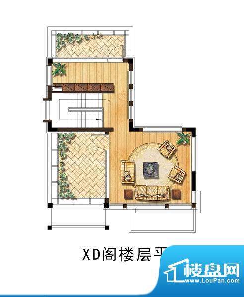 向东岛小别墅XD户型面积:400.00平米