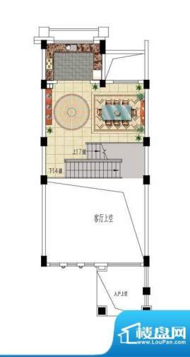 银河湾花园别墅C户型面积:357.00平米