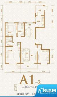 融和时代A1-2户型图面积:137.89m平米