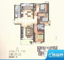 秀水雅苑四号楼A户型面积:0.00m平米