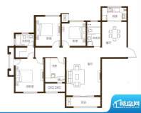 建业森林半岛1#楼F户面积:162.46m平米