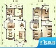 滨河阳光E1 6室4厅3面积:258.39m平米