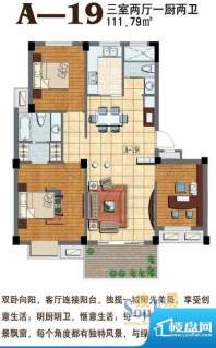 水景明珠A-19户型 3面积:0.00m平米