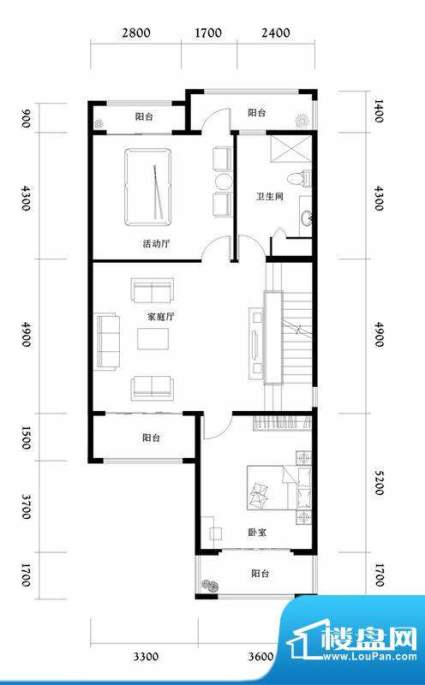 涑堤春晓B户型287平面积:0.00m平米