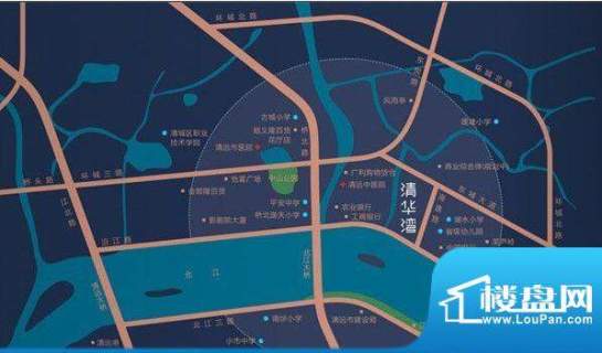 明日清华湾交通图