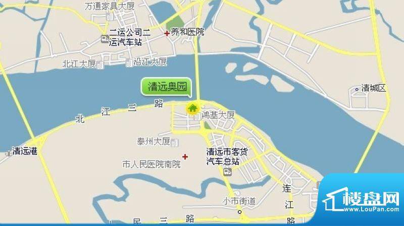 清远奥园交通图