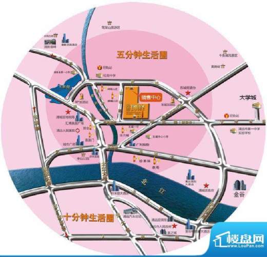 东城御峰交通图