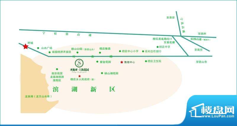 上海花园区位图