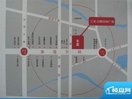 汇丰CBD中央广场交通图