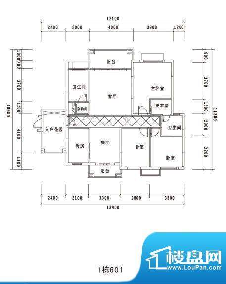 锦绣名城1栋601 面积:0.00m平米