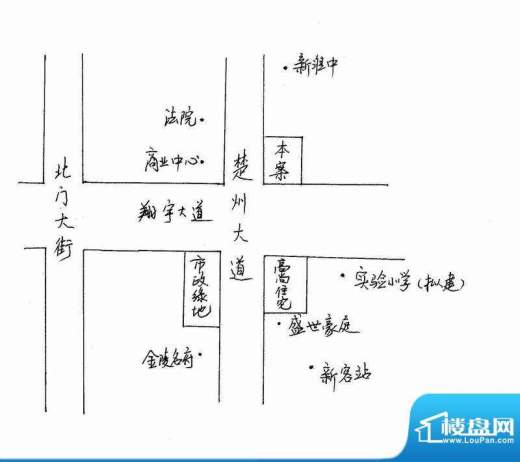 金陵宙辉国际花园交通图