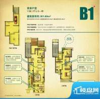 淮海第一城-户型B1面积:0.00平米