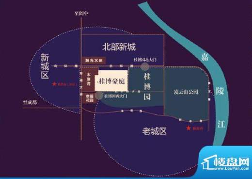 桂博豪庭交通图