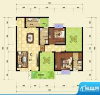 印象森林C户型 3室2面积:107.80平米