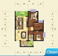 印象森林B户型 2室2面积:87.19平米