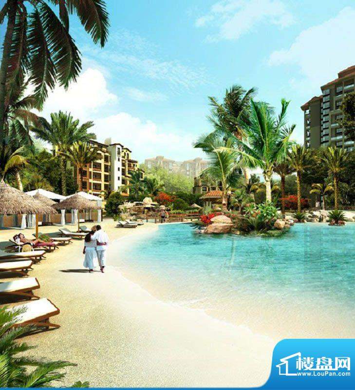 蓝光香江国际沙滩效果图