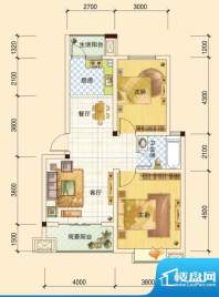 春风玫瑰园A1 2室2厅面积:83.01平米