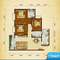 相如公园1号J1 3室2面积:112.96平米