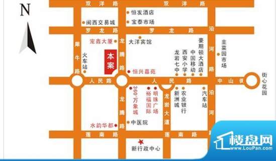 龙腾·新地标交通图