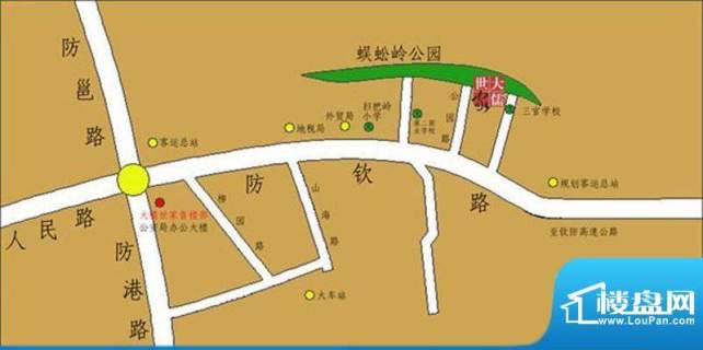 宝龙·大儒世家交通图
